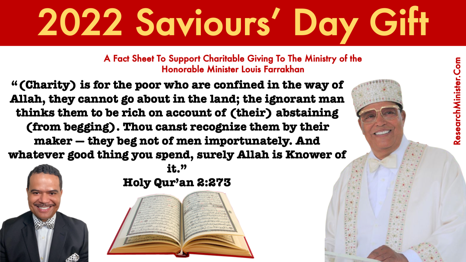 SHOW YOUR LOVE THE SAVIOURS’ DAY GIFT & WHY MIN. FARRAKHAN DESERVES